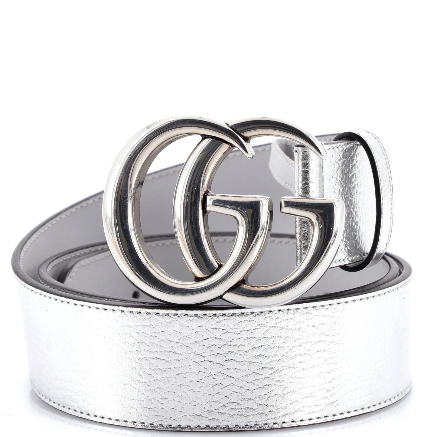 Gucci Gg Marmont Belt Leather Wide