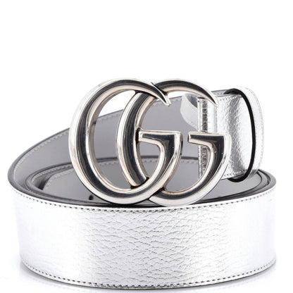 Gucci Gg Marmont Belt Leather Wide