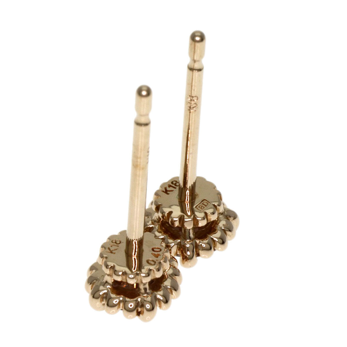 Kashikey   Earring Mill Brown Diamond K18Bg