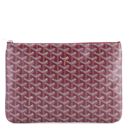 Goyard Senat Zip Pouch Coated Canvas Mm