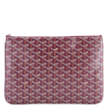 Goyard Senat Zip Pouch Coated Canvas Mm
