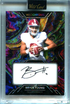 Bryce Young 2023 Wild Chrome Autographed Card #Wc1 1/1