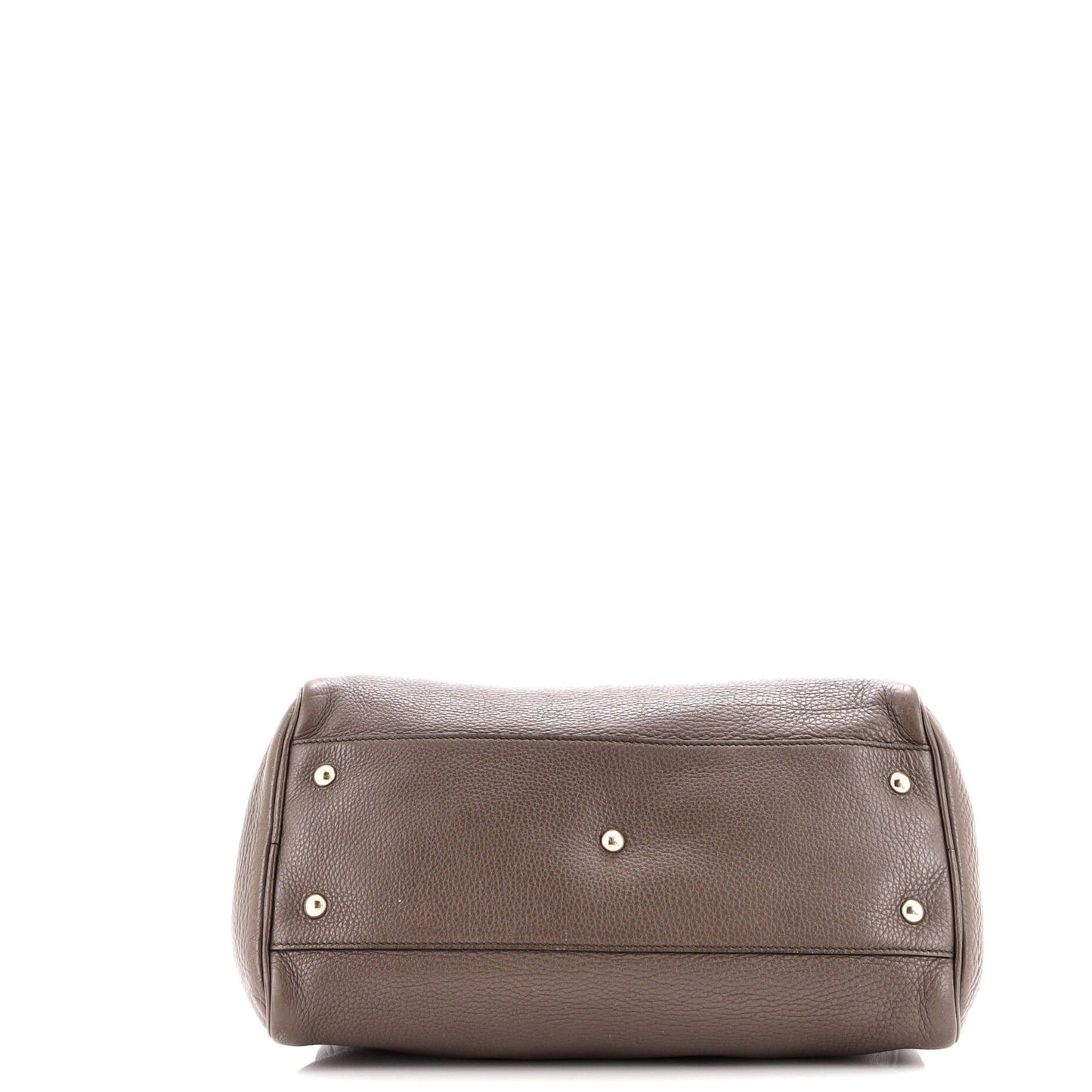 Gucci Bamboo Shopper Boston Bag Leather Medium