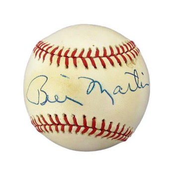 Billy Martin Signed/Autographed Oal Baseball New