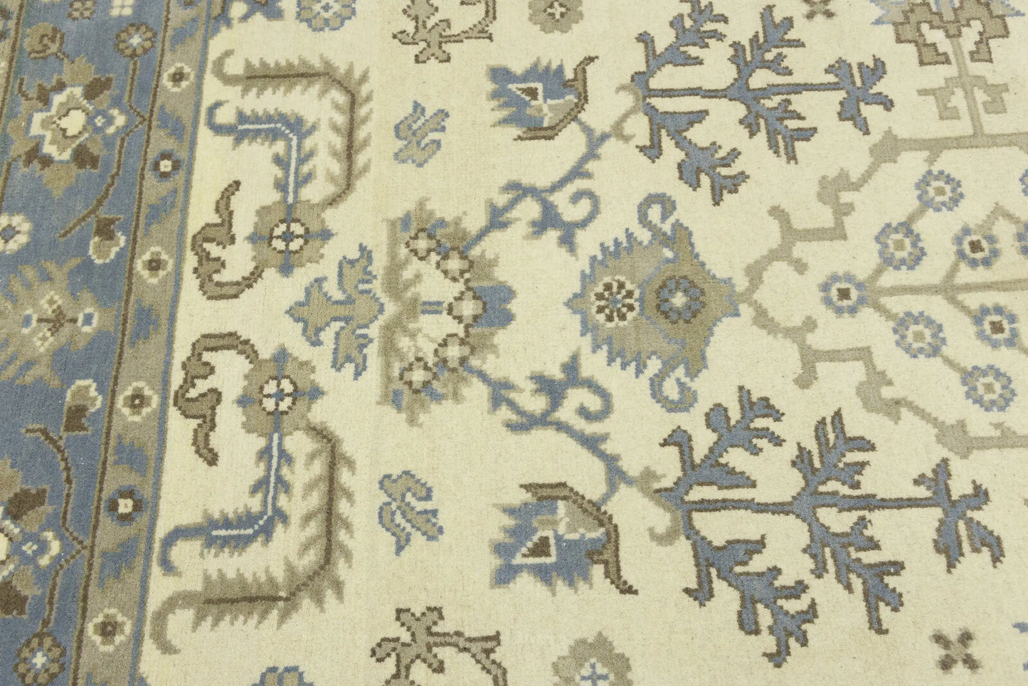 8X10 Ft Oushak Chobi Oriental Rug Floral Design