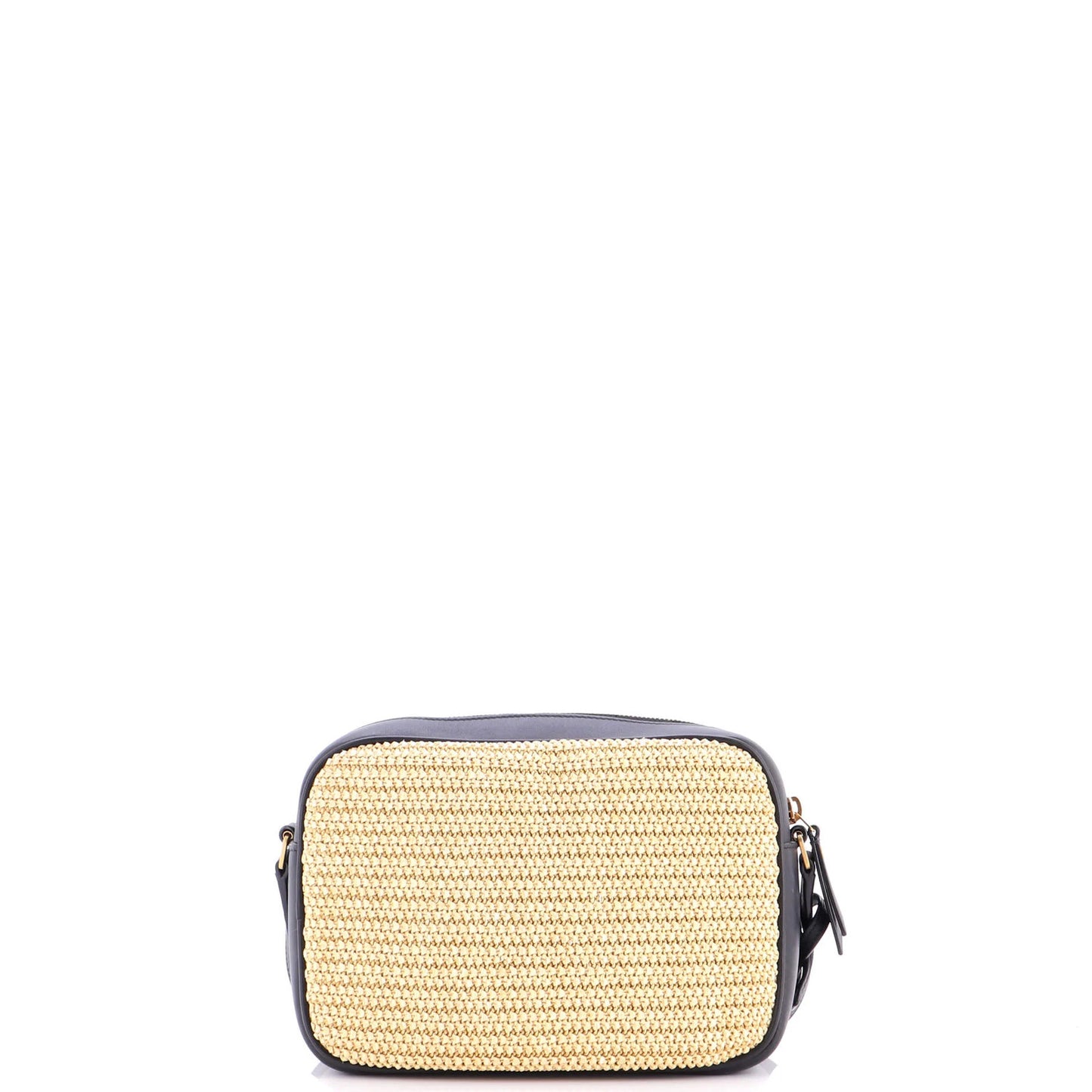 Saint Laurent Lou Camera Bag Woven Raffia Small