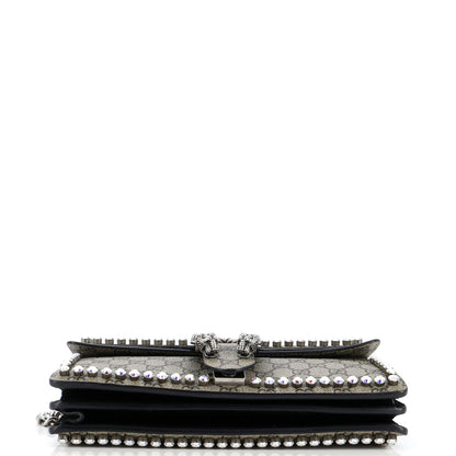 Gucci Dionysus Bag Crystal Embellished Gg Coated Canvas Medium
