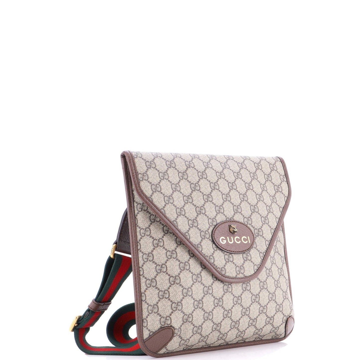 Gucci Neo Vintage Envelope Messenger Gg Coated Canvas Medium