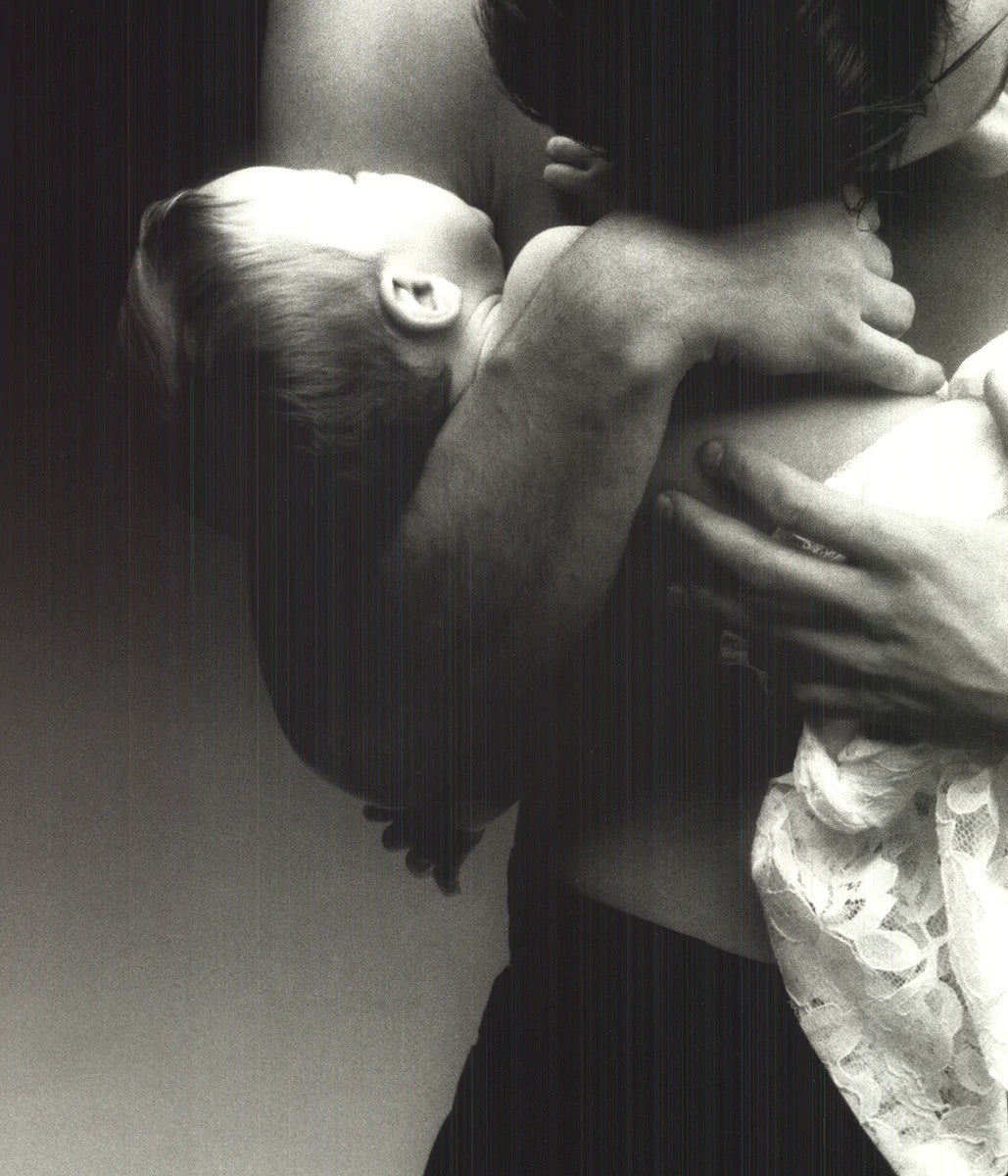 Dominique Issermann Man And Baby " Offset Lithograph Photography