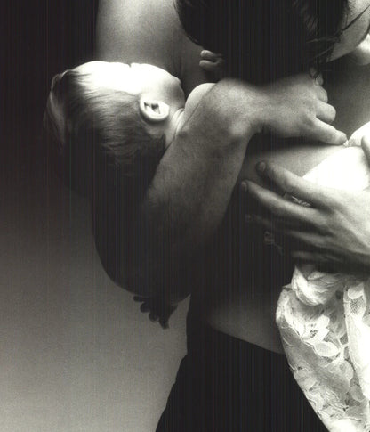 Dominique Issermann Man And Baby " Offset Lithograph Photography