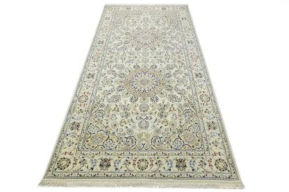 Rare Size Floral Classic Indo-Nain Oriental Rug