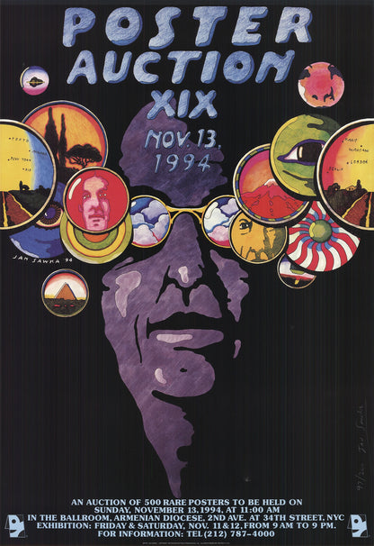 Jan Sawka Poster Auction Xix, - Signed