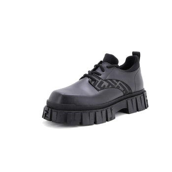 Fendi Fendi Force Oxfords Leather With Zucca Jacquard