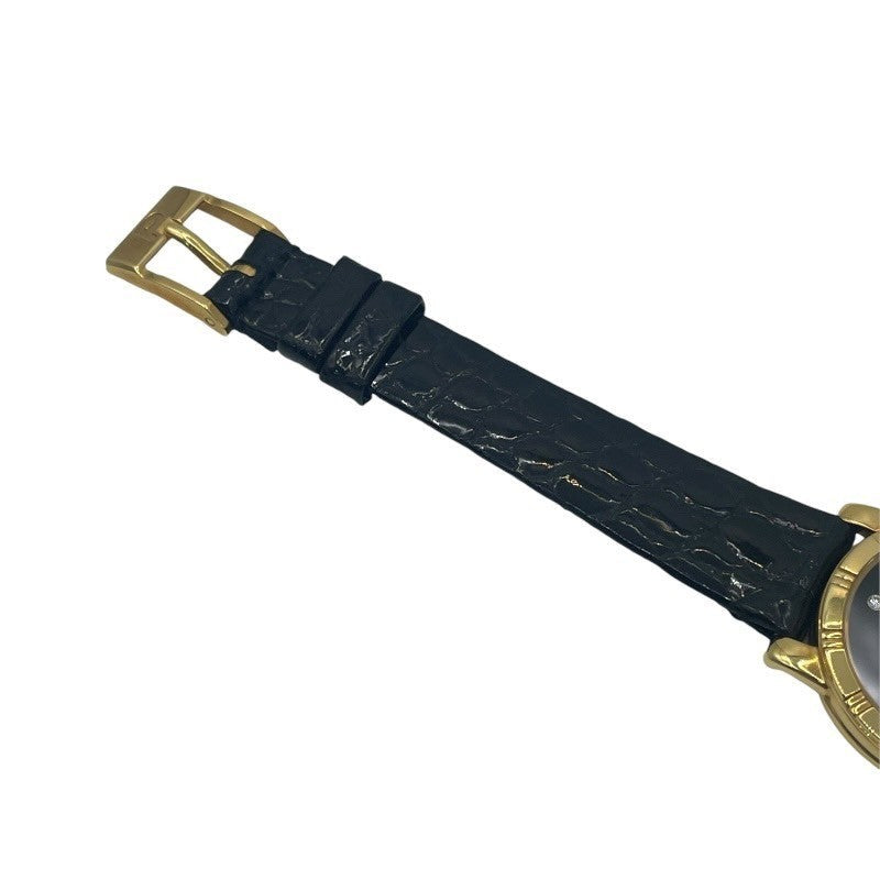 Piaget Dancer 90463 Black K18Yg/Leather Strap
