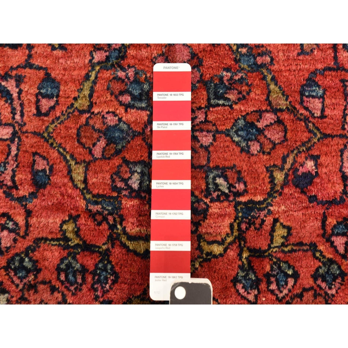 5'3"X6'7" Red Antique Zoroastrian Clean And Soft Wool Hand Knotted Rug
