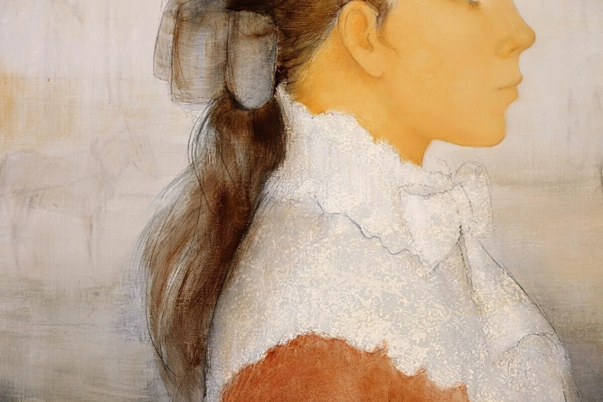 Guy Seradour (1922-2007) Original Oil Painting On Canvas Signed Framed - Woman