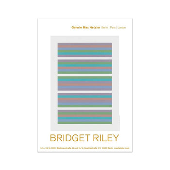 Bridget Riley Original Exhibition Poster