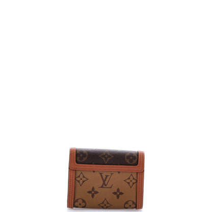 Louis Vuitton Dauphine Wallet Reverse Monogram Canvas Compact