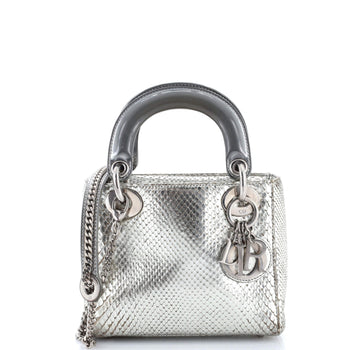 Christian Dior Lady Dior Bag Python Mini