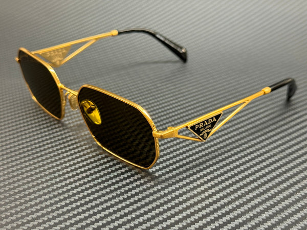 Brown Gold Matte Gold Sunglasses 58 mm Women's 15N01T Prada