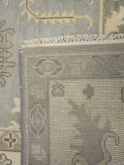 Handmade Floral Muted Colors Oushak Chobi