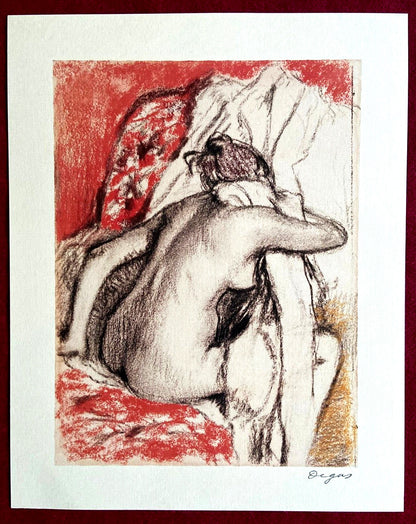 Edgar Degas Lithograph Coa Mourlot