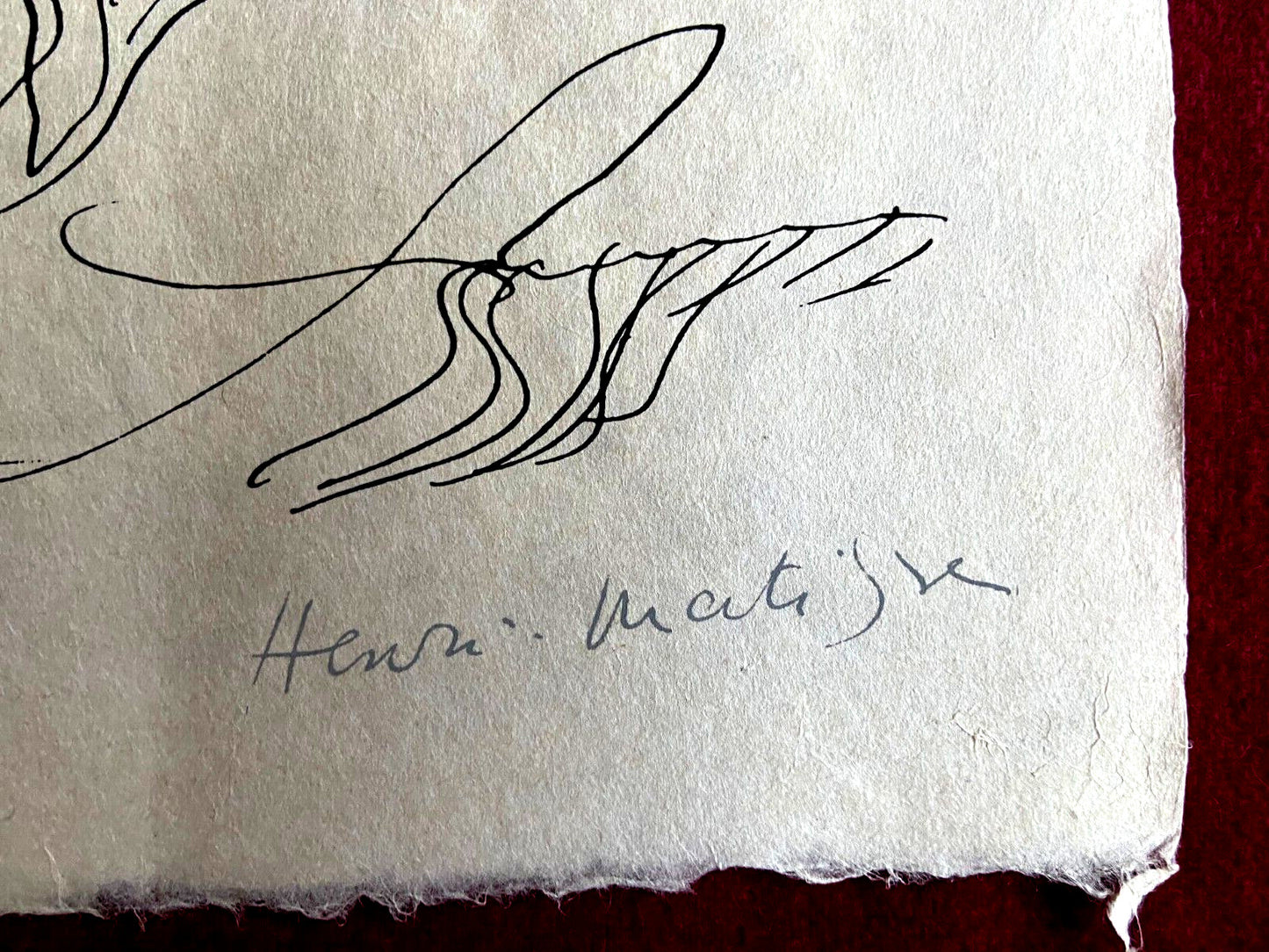 Henri Matisse Lithograph Hand Made Coa Signed Numbered Collection