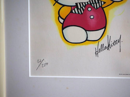 Hello Kitty "Good Morning" 1993 Sanrio Official Silkscreen Print Ltd 500 Emboss