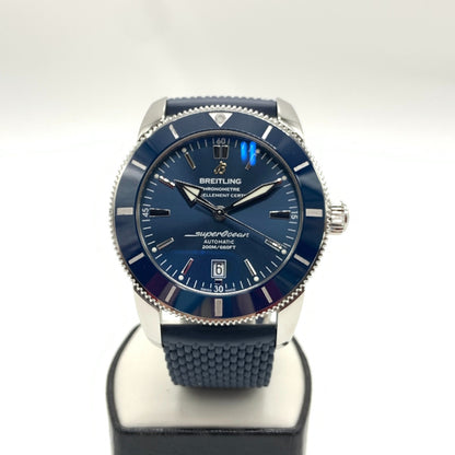 Breitling Ab2020 Navy Case Size 50Mm Band Size 16Cm Men'S Used Watch #2414