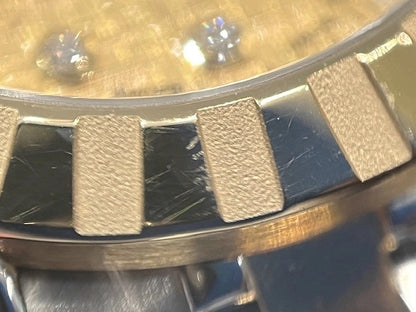 Tudor Classic Date 28 22013 Champagne Mosaic 10Pd Dial