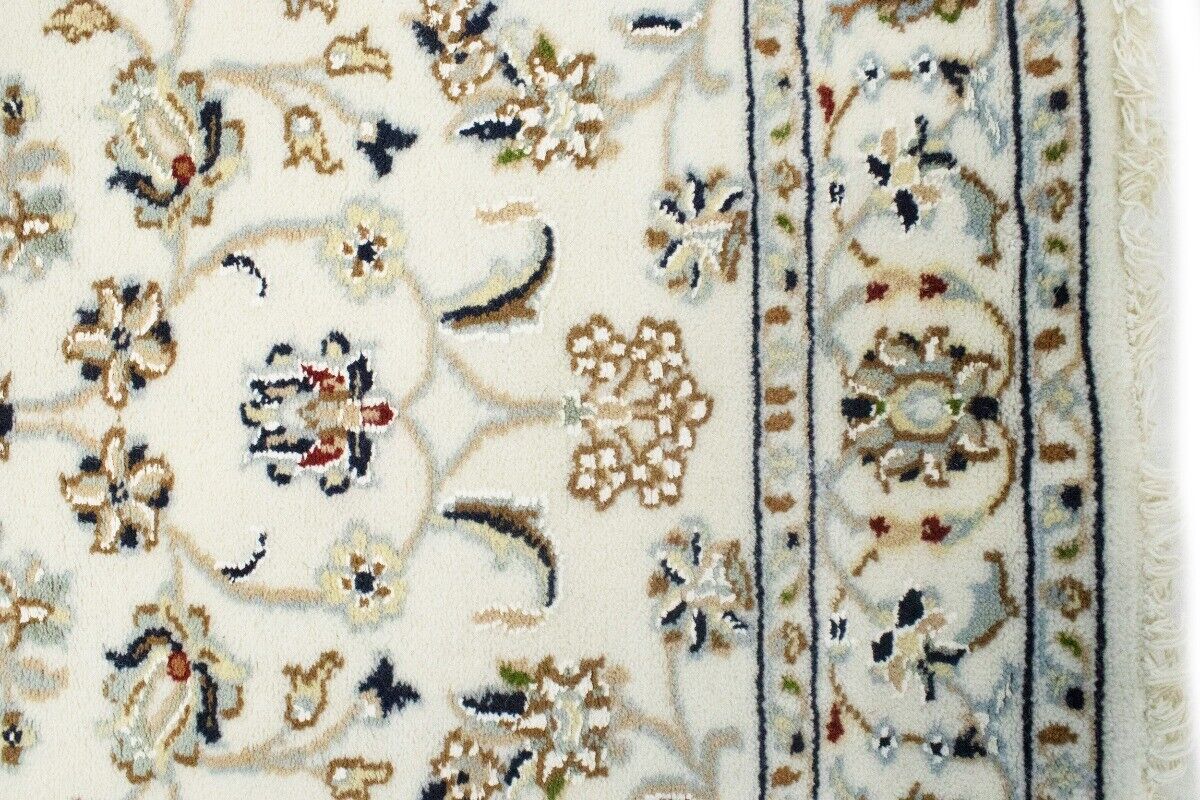 3X8 ft Hand-Knotted Indo-Nain Oriental Runner