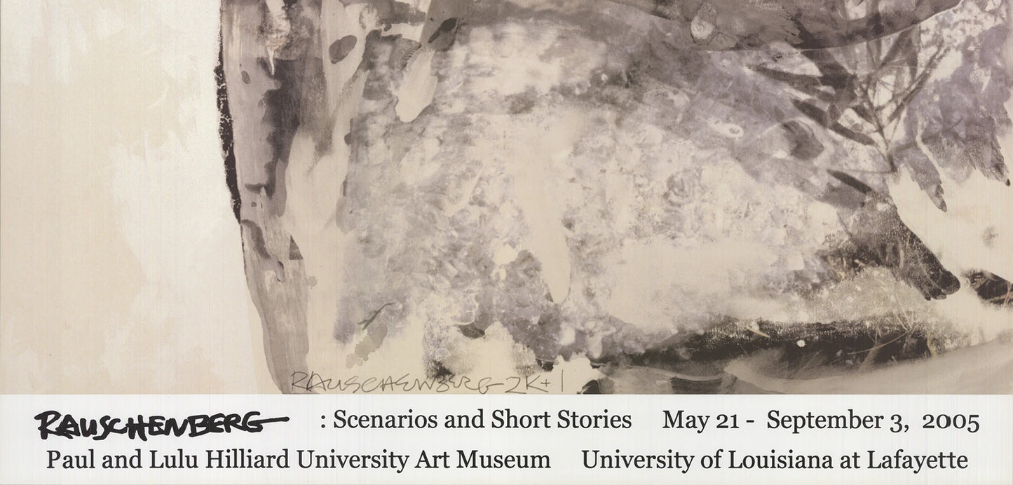 Robert Rauschenberg Goddess Depot " Offset Lithograph Pop Art Purpl