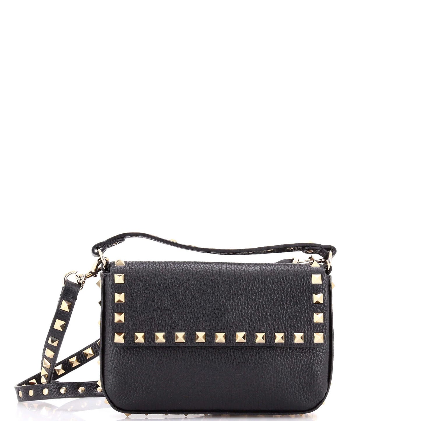 Valentino Garavani Rockstud Top Handle Crossbody Pouch Leather Mini