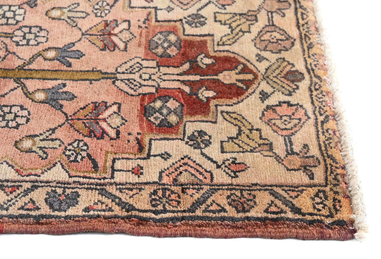 Semi Antique Serapi Oriental Rug 2X5 ft Wool