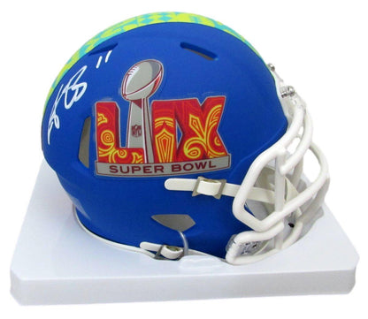 A.J. Brown Signed/Auto Mini Sb Lix Blue Football