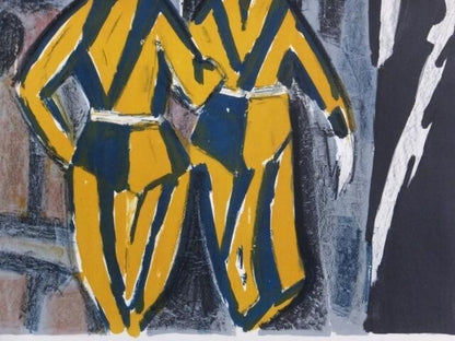 Jean Couty Lithograph, Mourlot Paris Exposition, Signed, France Print Poster