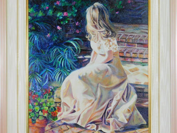 Kristen Marco Signed Original Oil Painting 'After The Party' P20 Framed Coa