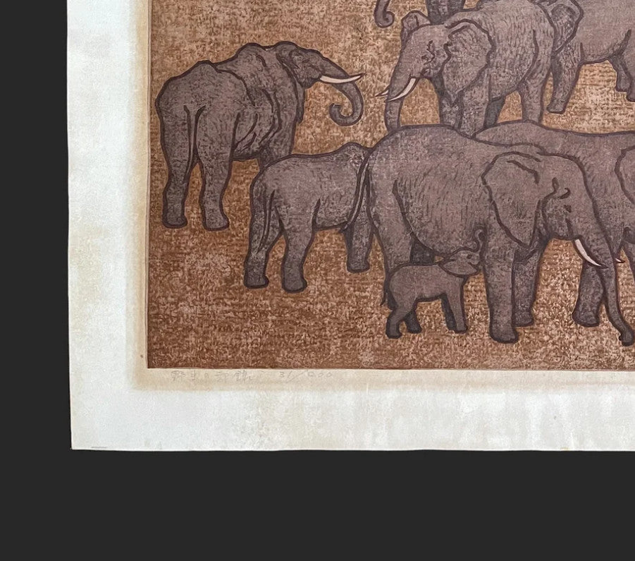 YOSHIDA Toshi "Records of the Wild" Japan Antique Woodblock Prints
