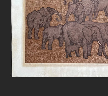 YOSHIDA Toshi "Records of the Wild" Japan Antique Woodblock Prints