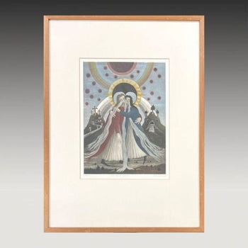 Steiner Ernst (Swiss) Original Etching Print Signed Numbered Framed 