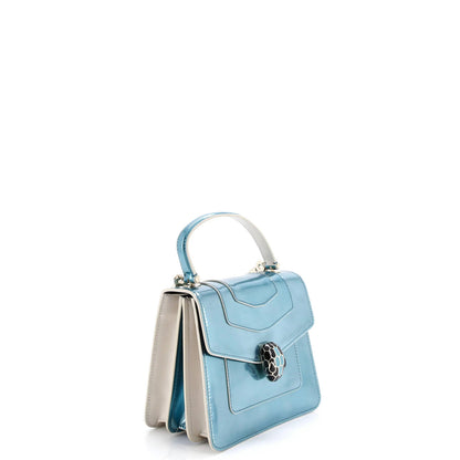 Bvlgari Serpenti Top Handle Bag Patent Small
