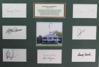 Masters Champions Multi Autographed 14 Cut Cards