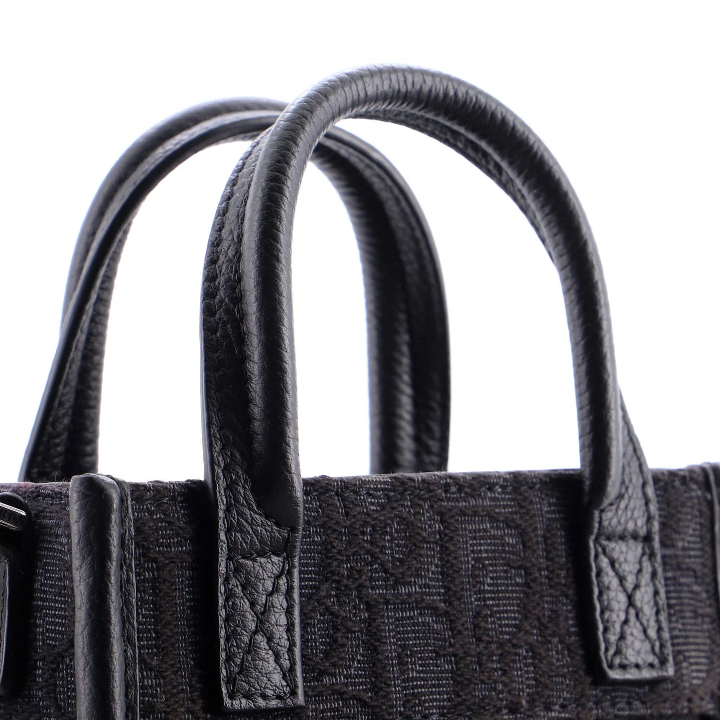 Christian Dior Safari North South Convertible Tote Oblique Canvas Mini