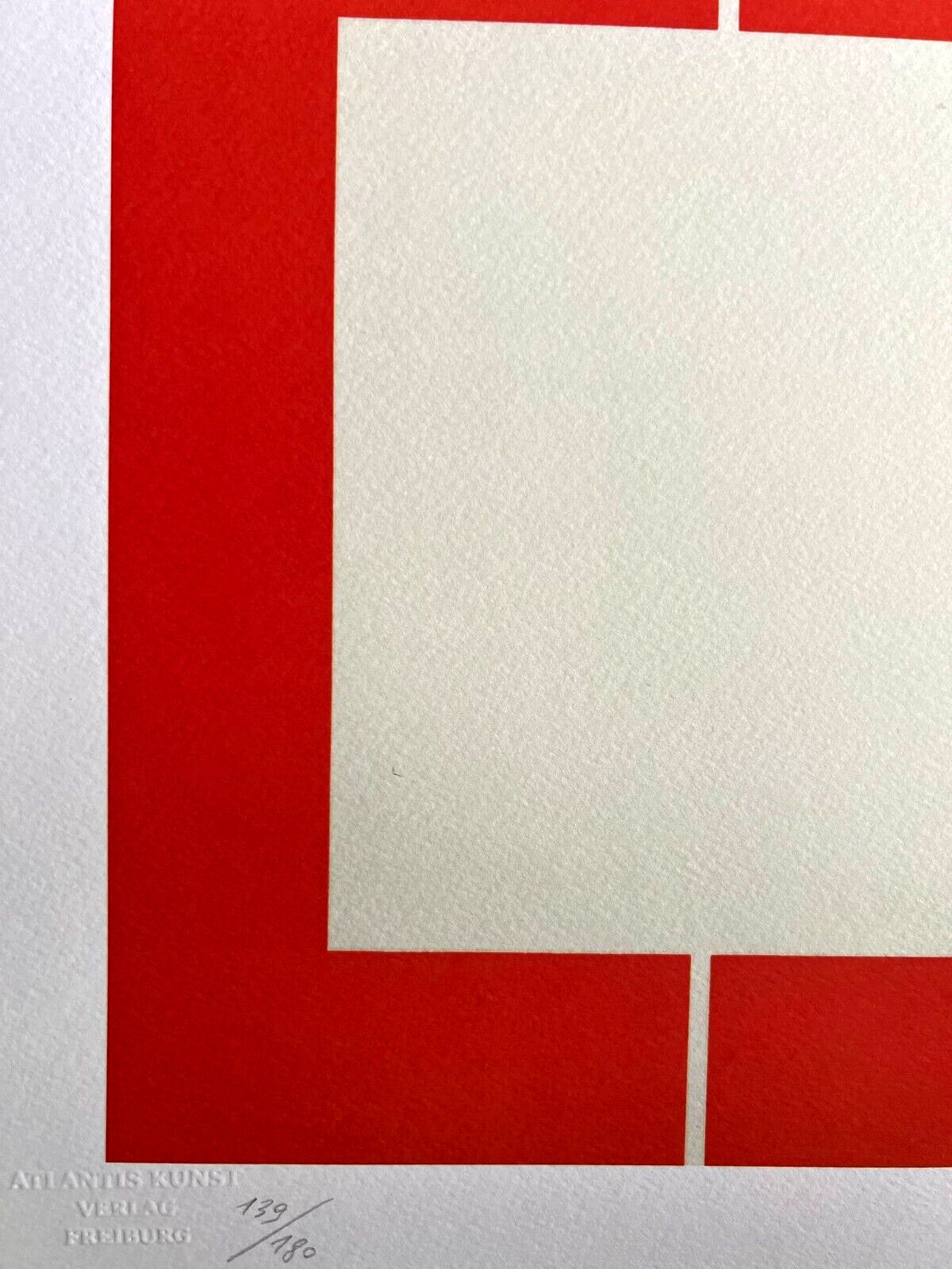 Donald Judd Lithograph 1987 Coa Signed Numbered Stamped