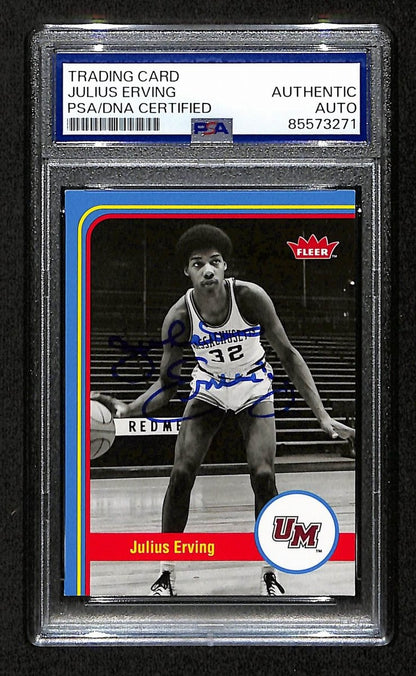 Julius Dr. J Erving Hof Signed/Auto 2012 Fleer
