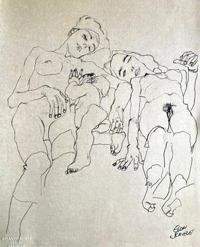 Egon Schiele Lithograph C