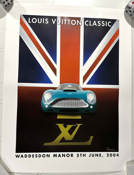 Lv Classic Razzia 2004  Poster Authentic Original Hand Signed