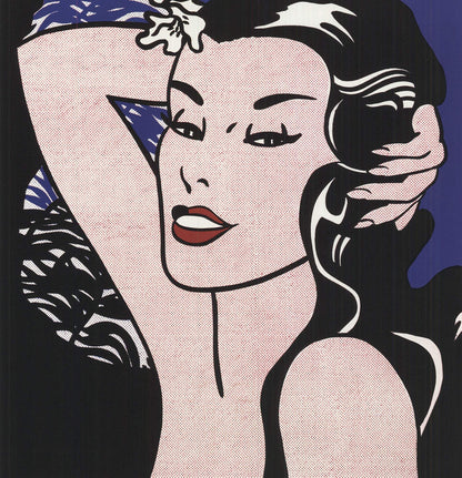 Roy Lichtenstein Little Aloha " Offset Lithograph Pop Art