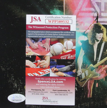 Joe Elliott Autographed 11X14 Photo Def Leppard