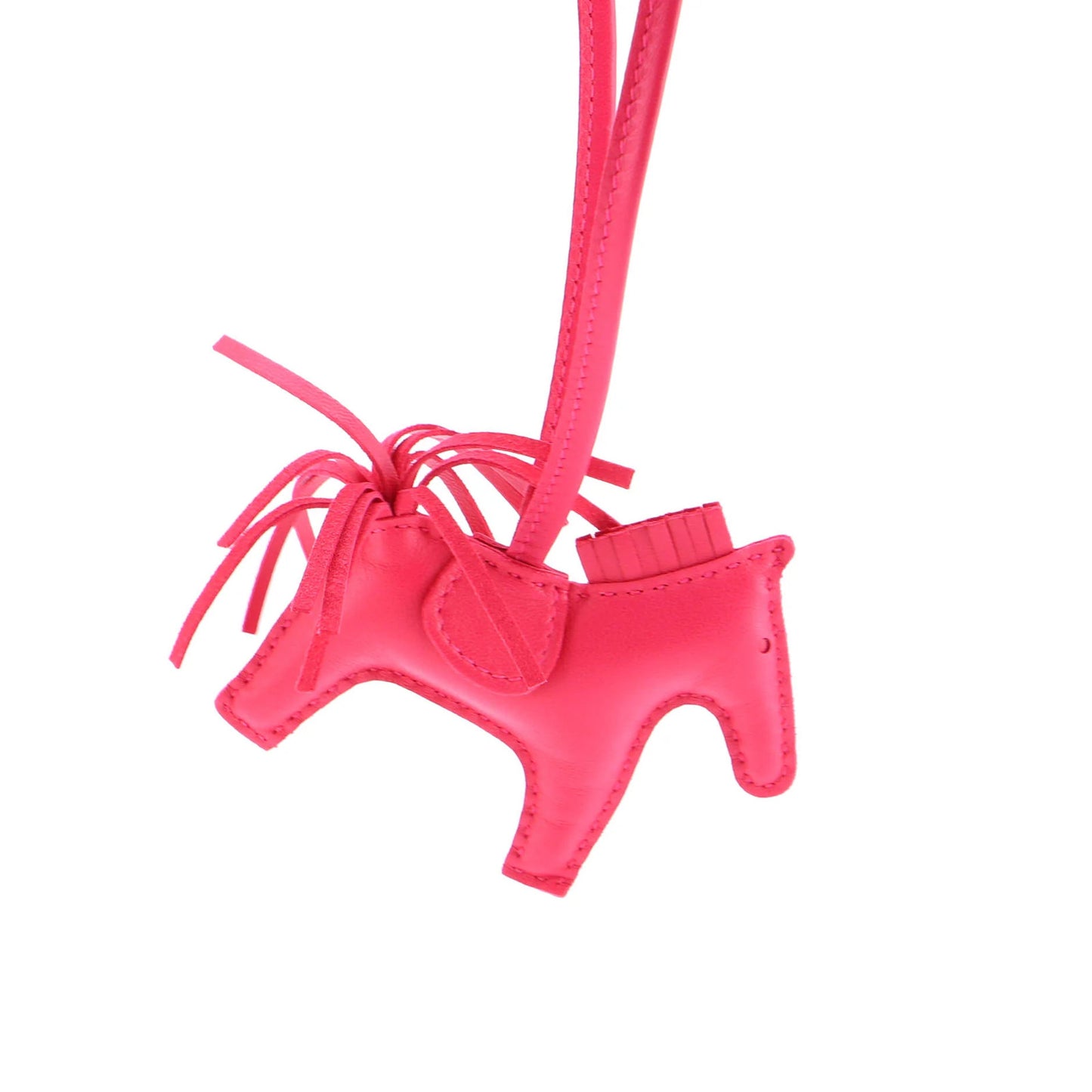 Hermes Mono-Tone Grigri Rodeo Bag Charm Leather Pm